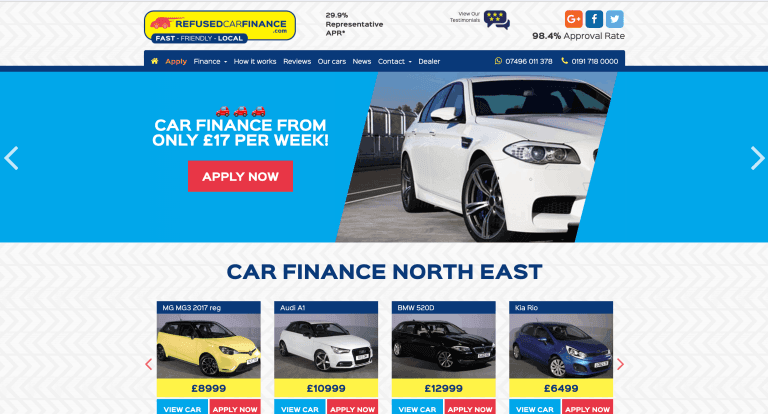 refused car finance