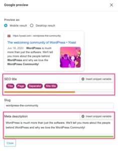 Streamlining SEO Management with Quick Access to Yoast Meta Data