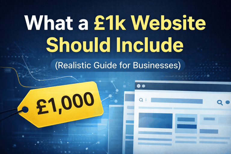 What a £1k Website Should Actually Include