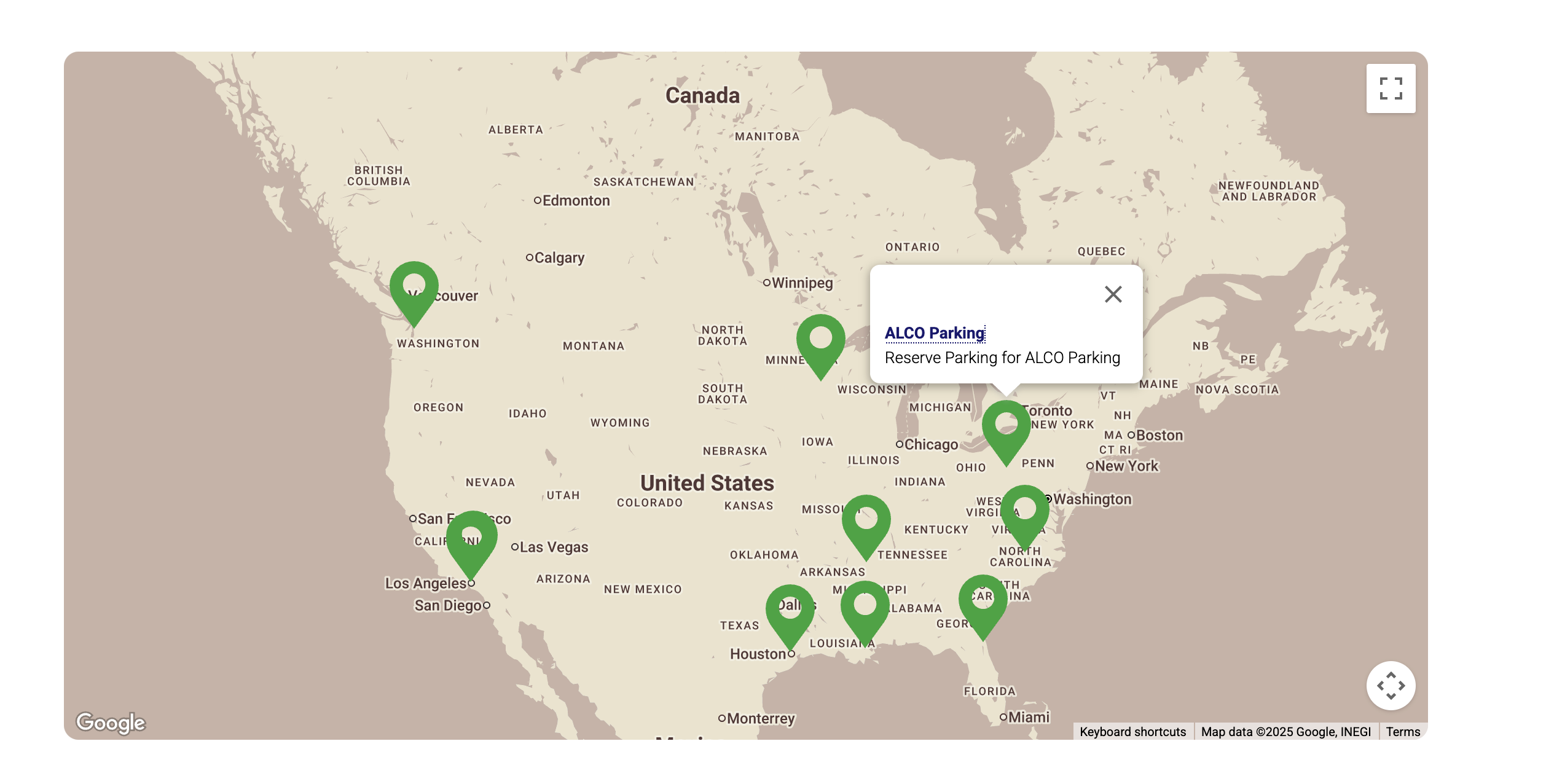 Retro Google Maps style with vintage beige coloring