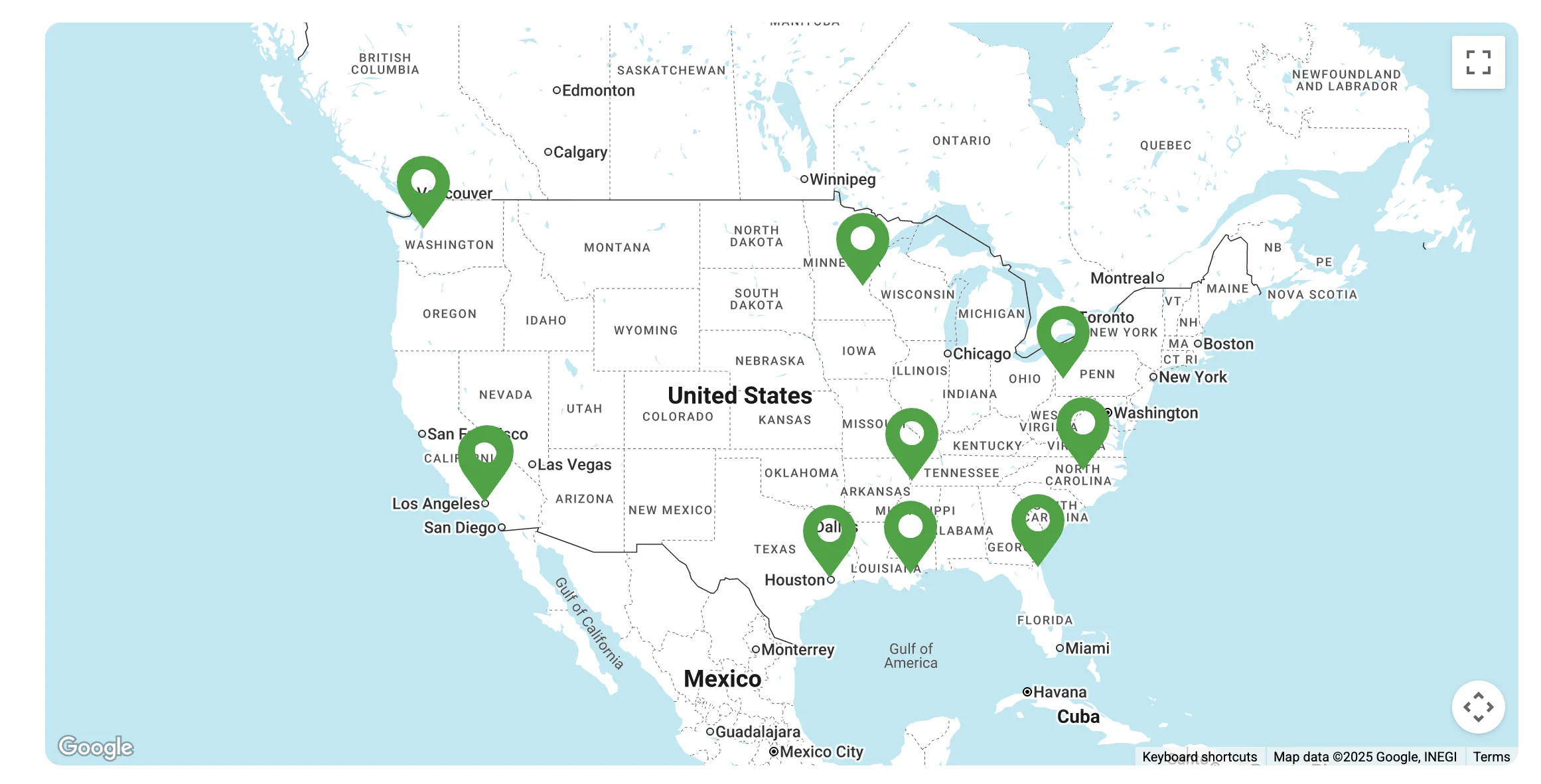 Silver Google Maps style with light blue detailed features